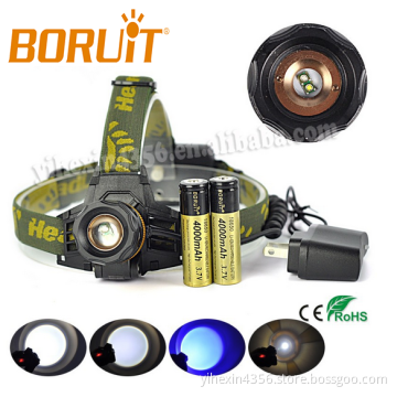 K13 Cree Led Headlamp,Waterproof Led Head lamp,Tactical Led Lights White+Blue